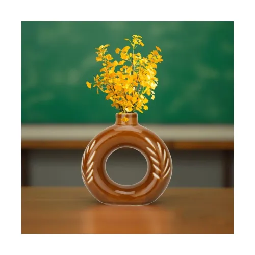 Image of BENAVJI Ceramic Plant Pot 6 Inch