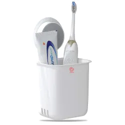 BENAVJI Drill Free Corner Shelf for Bathroom Wall Bathroom Organizer Without