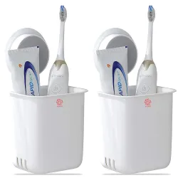 BENAVJI Drill Free Corner Shelf for Bathroom Wall Bathroom Organizer Without