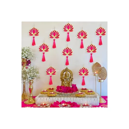 Image of BENAVJI Lotus Hangings, Pack of 10 