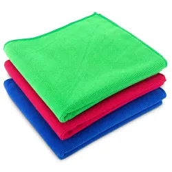 BENAVJI 40x40cm Microfiber Cleaning Cloth Pack Of 3 Towels