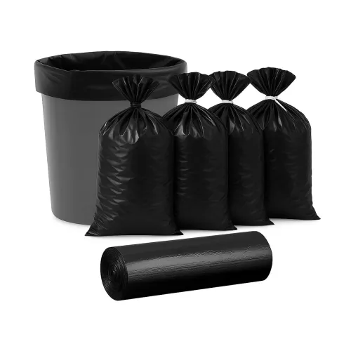 Image of BENAVJI Outdoor Living Black Garbage Bags 19x21 Inch – 3 Rolls (30 Pcs/Roll, Total 90 Bags)