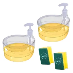 BENAVJI Outdoor Living Dish Soap Dispenser (2-in-1, Pack of 2)