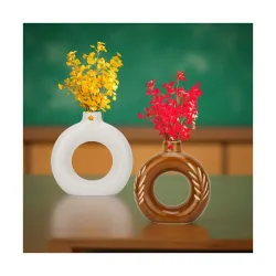 BENAVJI Pots for Plants Lightweight Ceramic Indoor Outdoor Plant Pots