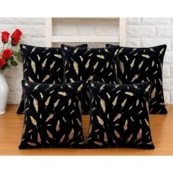 BENAVJI Silk Printed Pillow Cover | Jaipuri Traditional Silk Cushion Cover Size