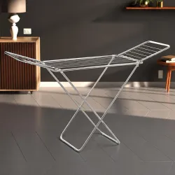 BENAVJI Stainless Steel 3-Way Foldable Cloth Drying Stand 