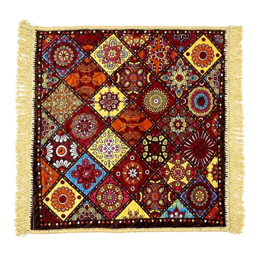 Image of BENAVJI Traditional Floral Printed Carpet Rug for Living Room