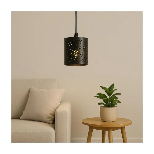 Image of BENE Jack Pendant Lamp, Mild Steel Indoor Chandelier Modern Hanging Lamp, E-27 Base Ceiling Hanging Light for Home Decor