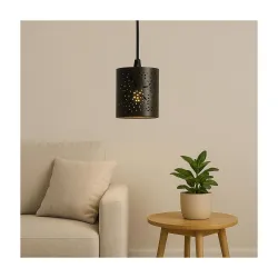 BENE Jack Pendant Lamp, Mild Steel Indoor Chandelier Modern Hanging Lamp, E-27 Base Ceiling Hanging Light for Home Decor