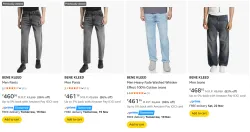 BENE KLEED Mens Jeans upto 86% Discount