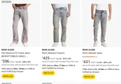 BENE KLEED Mens Jeans Up to 88% Discount