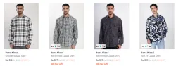 Bene Kleed Mens Shirts starting @ ₹311