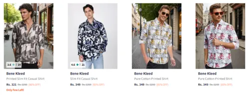 Image of Bene Kleed Men's shirts Upto 82% Discount