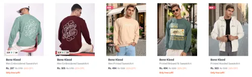 Image of Bene Kleed Men's Sweatshirts upto 86% Discount