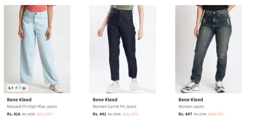 Image of Bene Kleed Women's Jeans at minimum 80% Discount