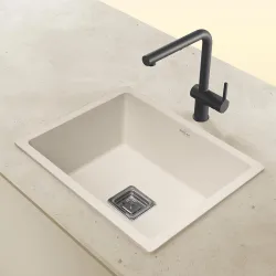 Benelave by Hindware BLACP91010 Quartz Sink