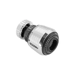 Benelave by Hindware F680024Cp Abs Faucet Connector with Dual Flow | 360-Degree Rotation | Dual Flow- Shower & Aerator Mode | Sink Spray Water Saving | Made of Abs,Standard