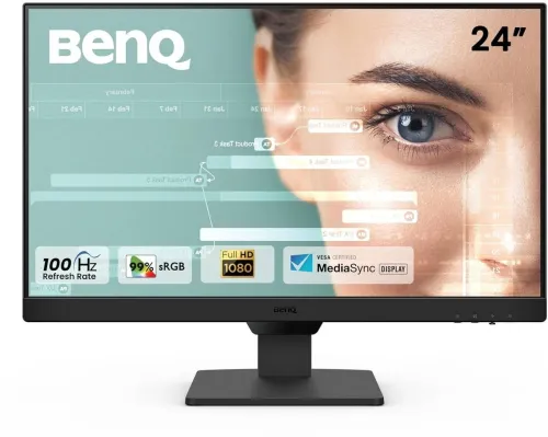 Image of BenQ GW2490 60.96 cm (24 inch) Full HD LED Backlit IPS Panel 99% sRGB, Eye-careU, Dual HDMI, Display Port
