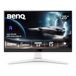 BenQ MOBIUZ EX251 24.5” FHD 220Hz Gaming Monitor, 1ms GtG, AMD FreeSync, DP 1.2