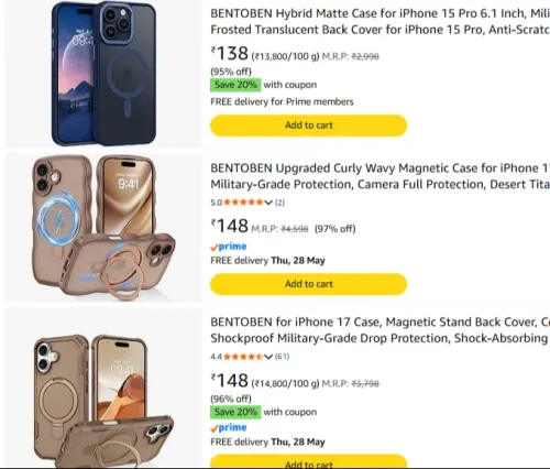 Image of BENTOBEN Mobile Covers Upto 97% Off