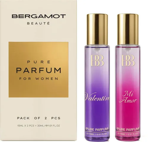 Image of Bergamot Beaute Perfume Gift Set for Women (2x15ml)