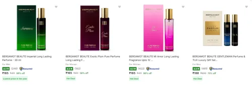 Image of BERGAMOT BEAUTE Perfume upto 73% Discount