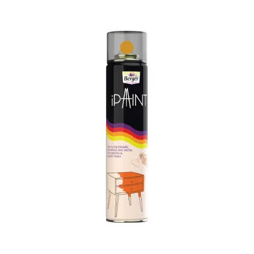 Image of Berger iPaint DIY Rich Gloss Enamel Paint - Gold Finish