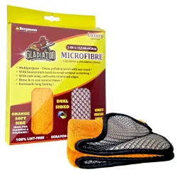 Bergmann Gladiator 2-in-1 Clean & Scrub Microfibre