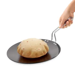 BERGNER ArtisanForge Hard Anodised 22cm Roti/Paratha/Phulka/Chapati Tawa