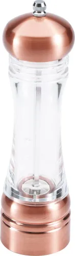 Image of BERGNER BG-7132-CP Glass Traditional Pepper Mill 