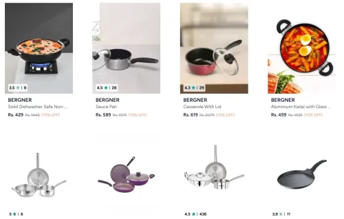 Image of Bergner Cookware Upto 70% Off