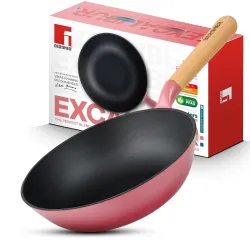BERGNER Excalibur Lightweight Cast Iron Wok 24cm (2L)