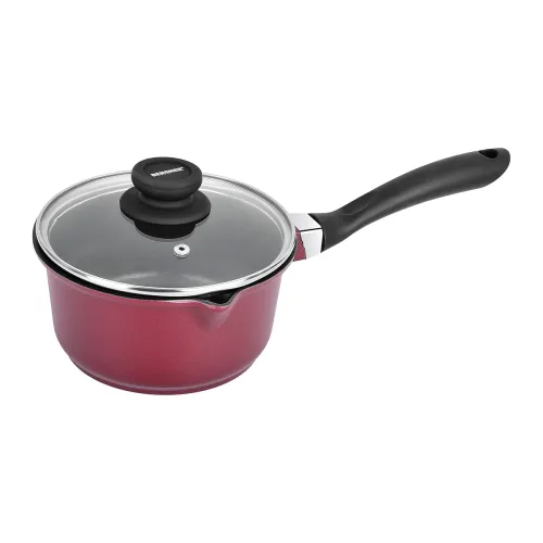 Image of Bergner Scarlett Non-Stick Saucepan Glass Lid