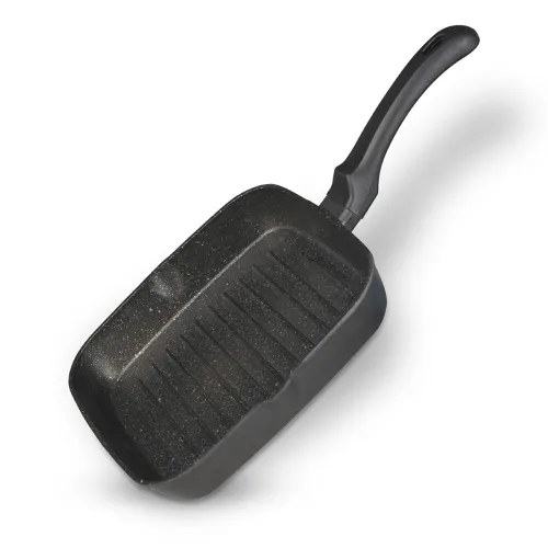 Image of BERGNER Senator Diecast Aluminium Non-Stick Square Grill Pan 