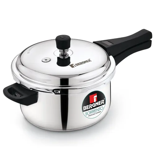 Image of Bergner Sorrento 5L Stainless Steel Pressure Cooker