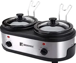 BERGNER BG-193 - Supreme_ Slow Cooker (1.5 L, Grey)