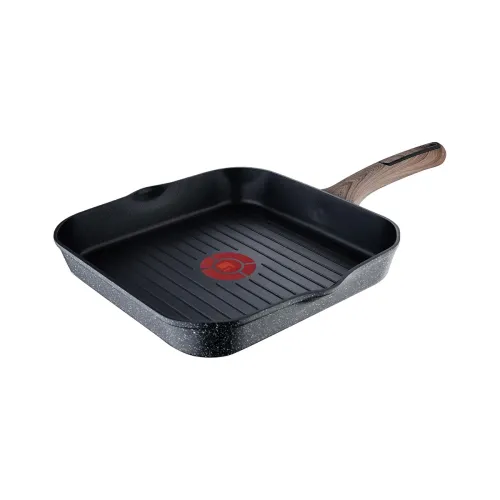 Image of BERGNER Aluminium Ultimate Forged Non-Stick Grillpan 28Cm, Heatdot Technology Base, Food Safe, Grey