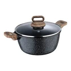 Bergner Ultimate Non-Stick 24cm (3.8L) Casserole with Glass Lid