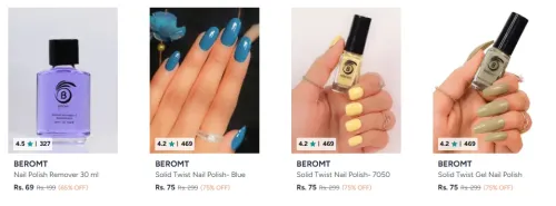 Image of Beromt Nail Polish Starting at ₹69