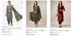Berrylicious Womens Ethnic Sets upto 85% Discount