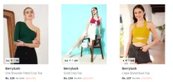 Berrylush Womens Top Starting At ₹129