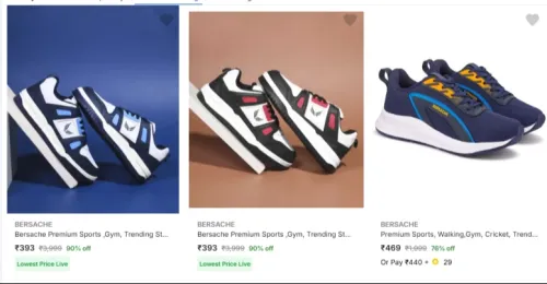 Image of BERSACHE Men's shoes upto 70% discount 