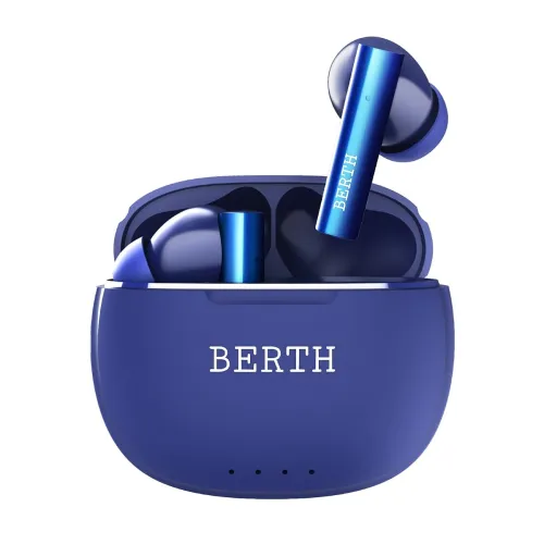 Image of BERTH X50 Wireless Earbuds 45H Playtime, Dual Pairing, 13mm Speakers, ENC, IPX5, 45ms Low Latency True Wireless Bluetoot