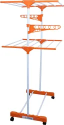 Best 4U Steel Floor Cloth Dryer Stand MS2TIER (2 Tier)