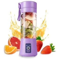Best 6 Blade Portable Electric Mini USB Bottle Juicer Blender, Rechargeable Hand Juicer, Fruit Juice Maker Portable Blen