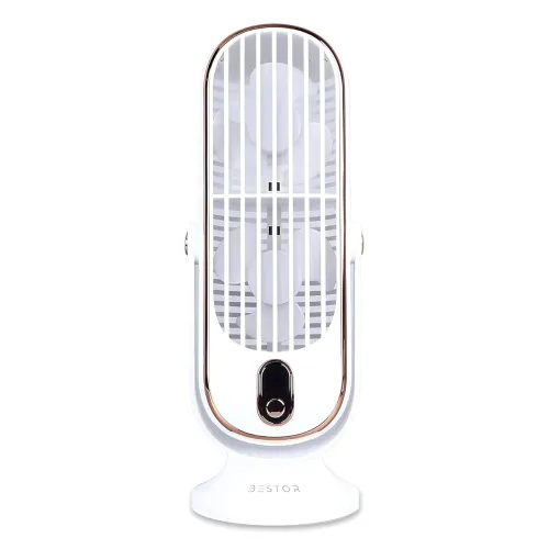 Image of BESTOR USB Mini Cooling Fan – Portable, 5-Speed, LED Display
