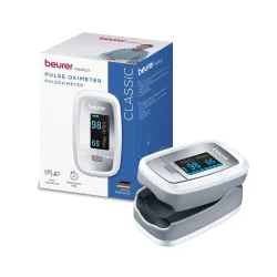 Beurer German Engineering PO 30 Pulse Oximeter I Displays Blood Oxygen Saturation (SPO2) and Heart Rate (Pulse) I Highly Reliable I Tip Oximeter with colour display and 4 Rotation Views I Pa...