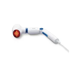 Beurer MG 40 Rotating Massage Head Vibrating Massager,4 Interchangeable Attachments&3 Function Levels,Vibration Massage,Infrared Heat With Infrared Heat,3 Yrs Warranty,Corded Electric For Pa...