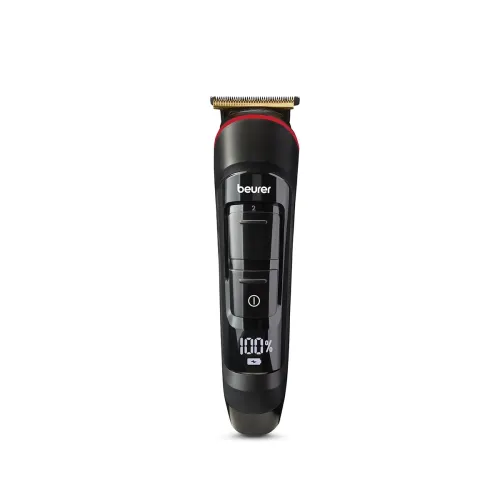 Image of Beurer MN9X Multigroomer Men's Trimmer | Stainless Stee1 Blade with Titanium Coating |11-in-1 Complete kit for Beard, Ha