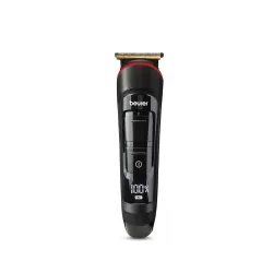 Beurer MN9X Multigroomer Men's Trimmer | Stainless Stee1 Blade with Titanium Coating |11-in-1 Complete kit for Beard, Hair, Ear, Nose | Waterproof | Battery Operated | 90Min Runtime | Black